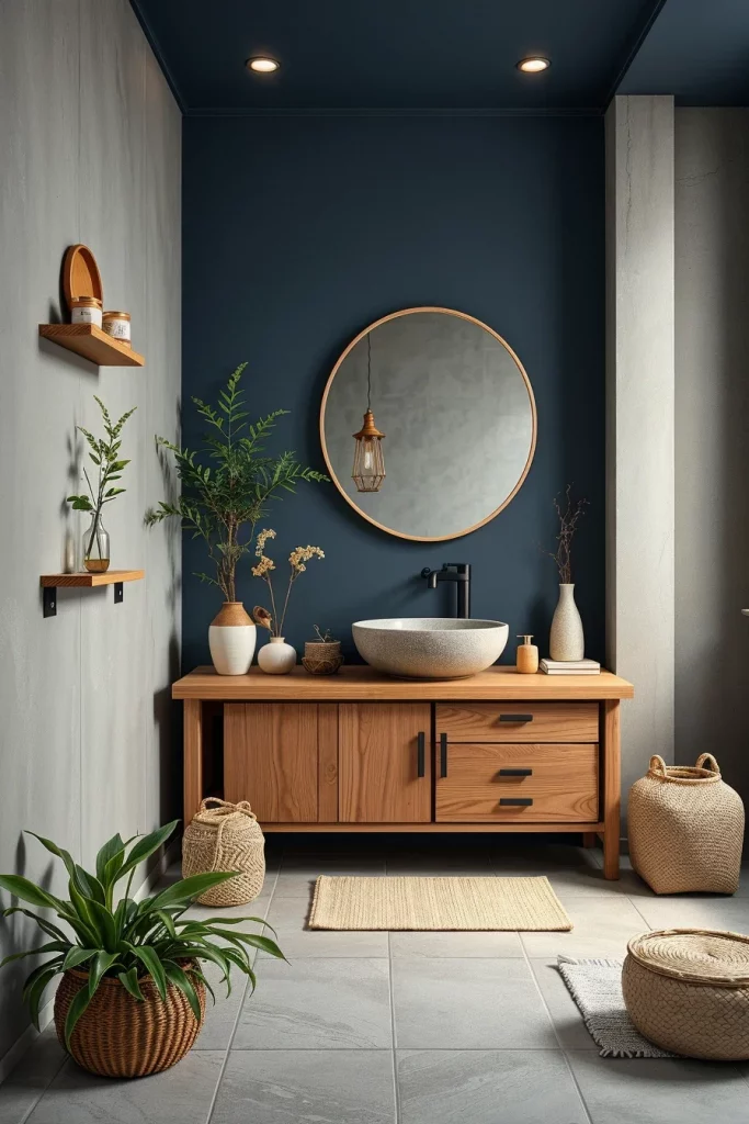 57 Navy Blue Bathroom Decor Ideas For A Stylish And Luxurious Space
