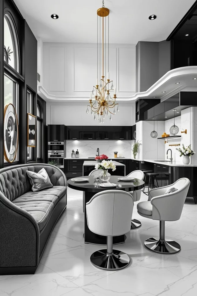 57 Black And White Kitchen Decorating Inspiration Ideas For A Stylish Modern Home