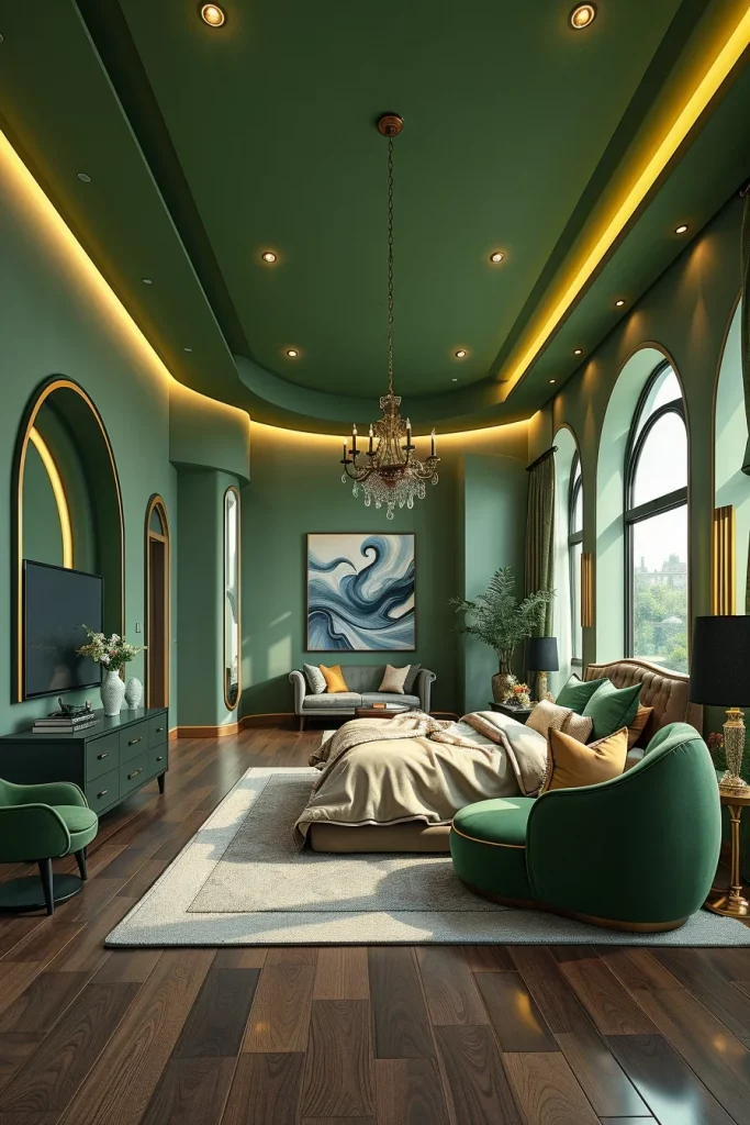 55 Modern Green Bedroom Ideas For A Stylish And Refreshing Retreat