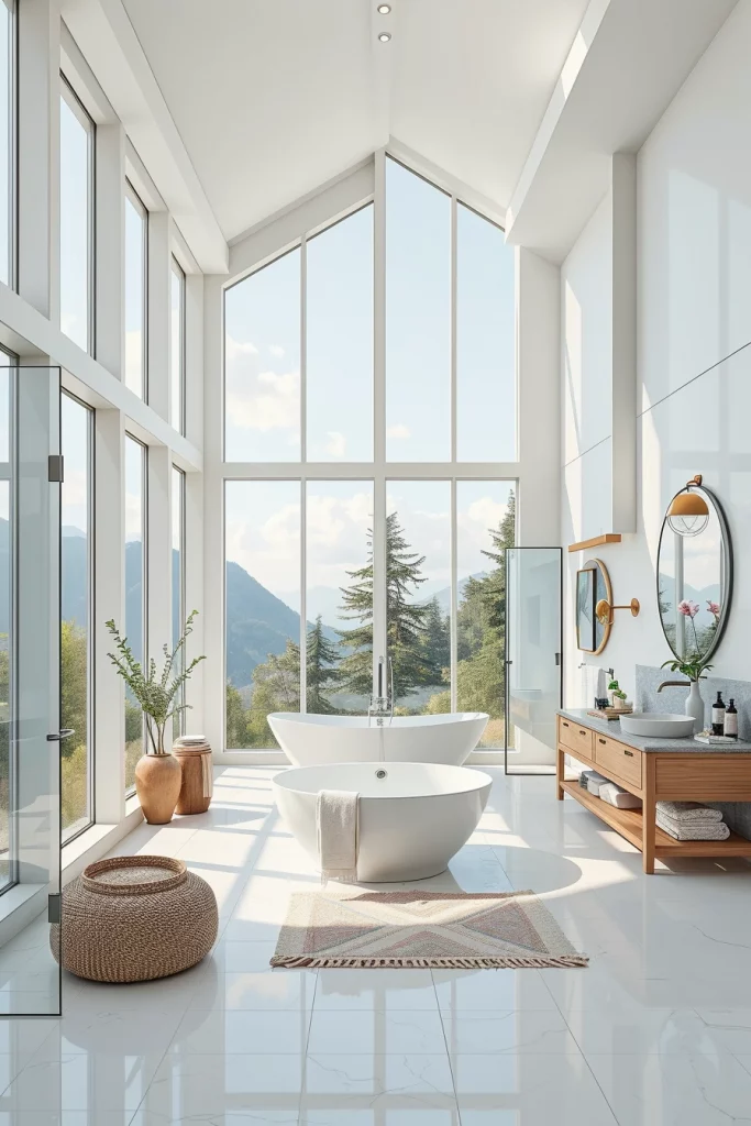 58 White Bathroom Decor Styling Ideas For A Timeless And Elegant Space