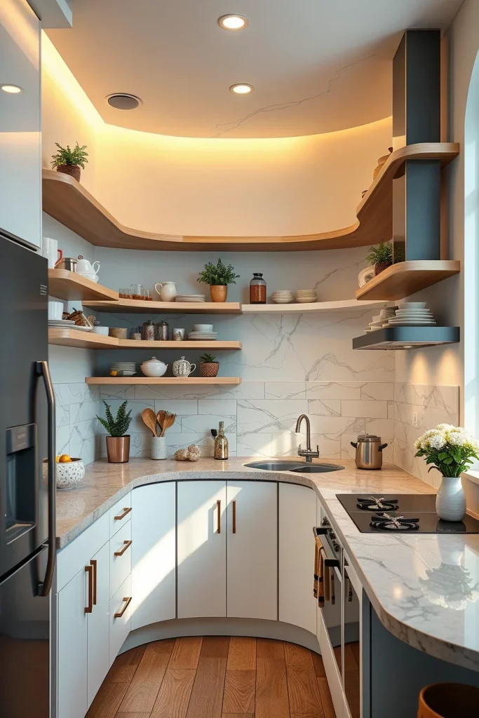 58 Open Shelving Ideas For Small Kitchens That Maximize Style And Storage