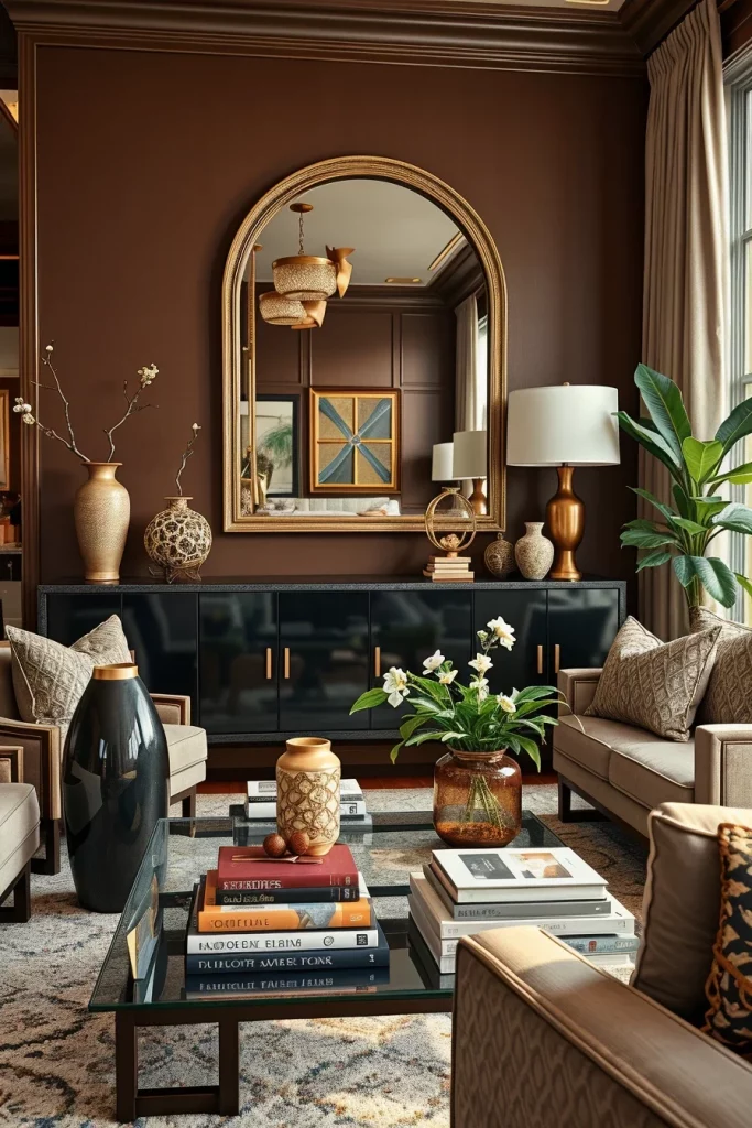 59 Chocolate Brown Living Room Ideas For A Cozy And Elegant Home