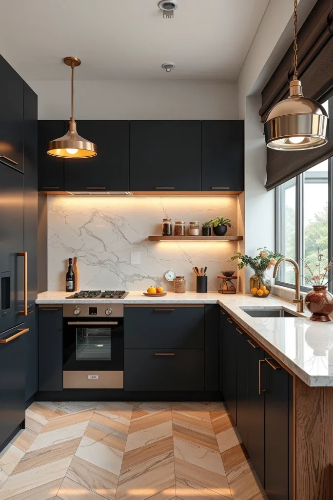 58 Small Kitchen Color Schemes Modern Style For Elegant And Functional Spaces