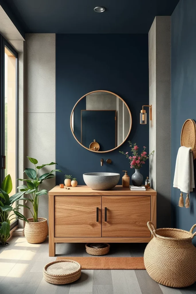 57 Navy Blue Bathroom Decor Ideas For A Stylish And Luxurious Space