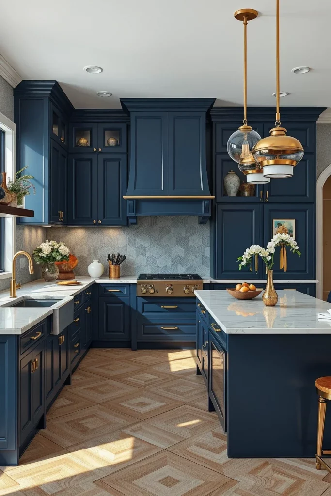 56 Navy Blue Kitchen Interior Design Ideas For A Stylish And Artistic Home