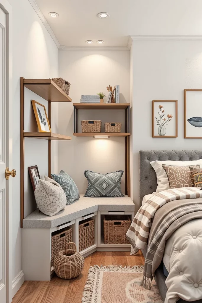 57 Small Bedroom Storage Ideas To Maximize Space In Style