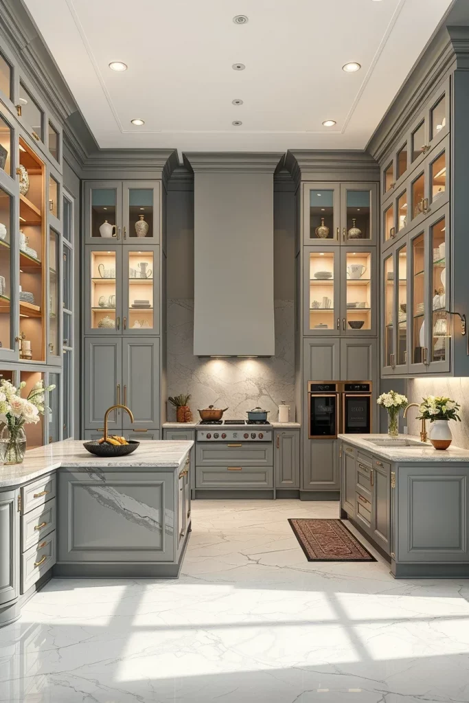 56 Gray White Kitchen Organization Ideas For A Stylish And Clutter-Free Space