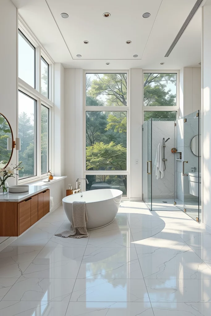 58 White Bathroom Decor Styling Ideas For A Timeless And Elegant Space