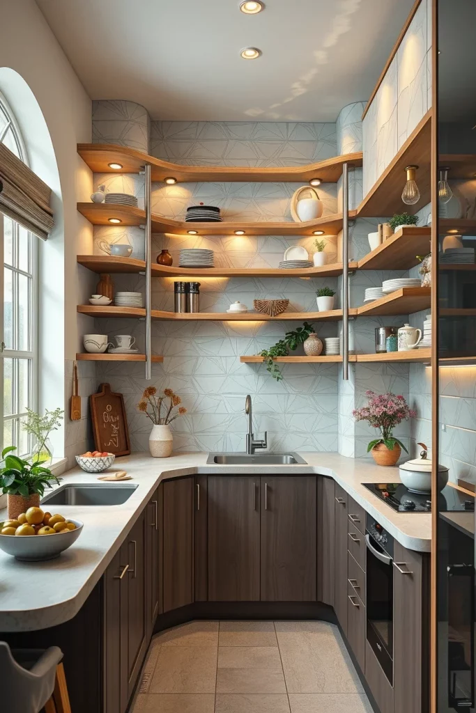 58 Open Shelving Ideas For Small Kitchens That Maximize Style And Storage