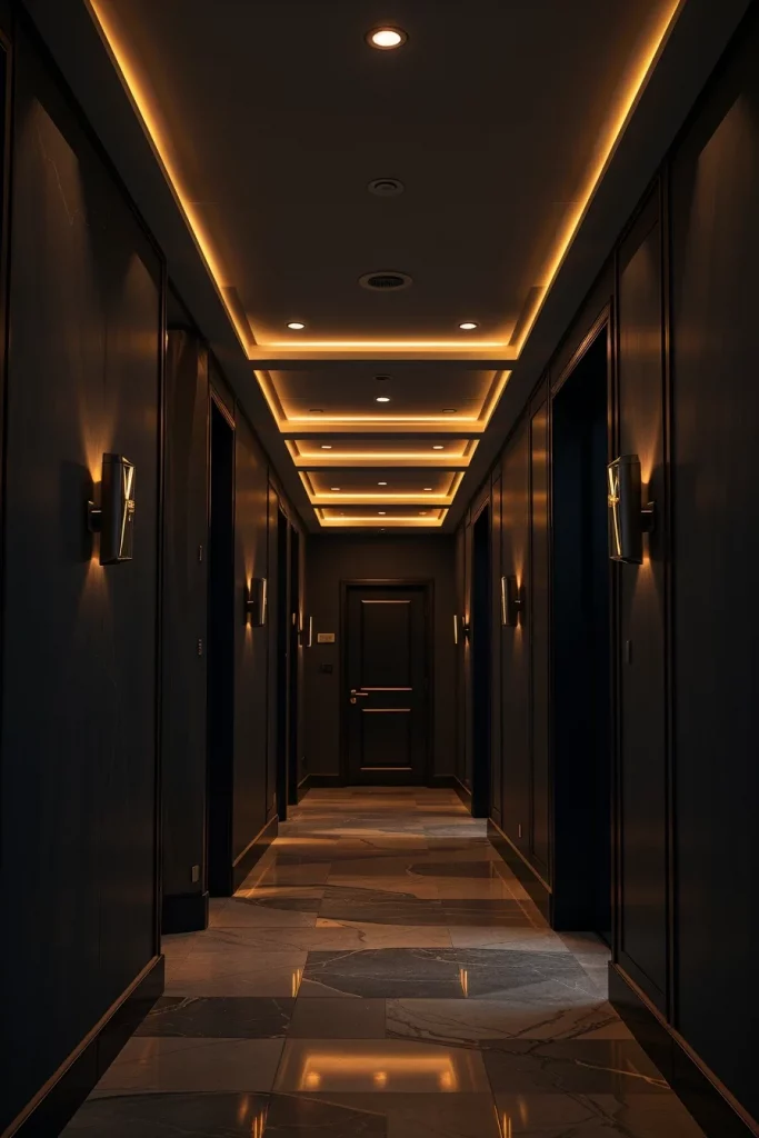 55 Modern Dark Hallway Ideas For A Stylish And Dramatic Home Entrance