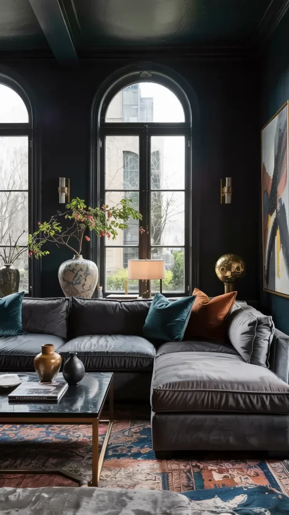 60 Dark And Moody Interiors That Bring Elegance, Drama, And Cozy Sophistication To Every Room