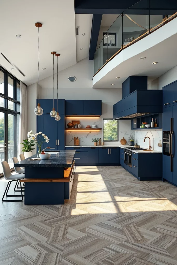 56 Navy Blue Kitchen Interior Design Ideas For A Stylish And Artistic Home