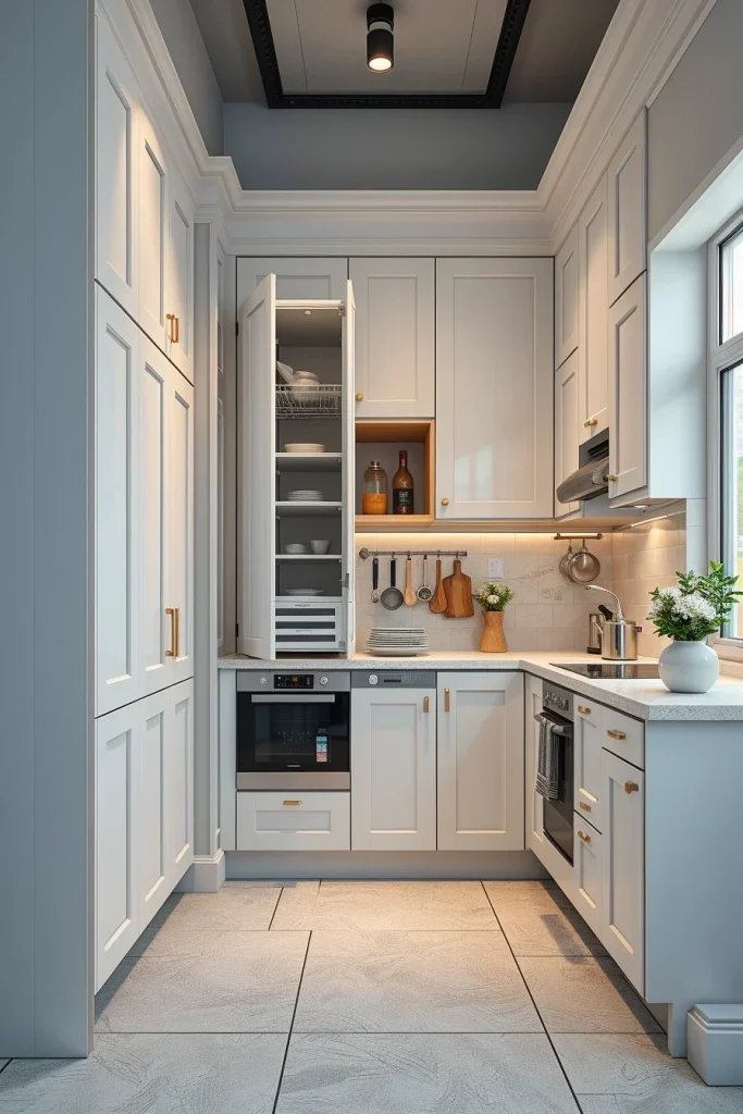 56 Gray White Kitchen Organization Ideas For A Stylish And Clutter-Free Space