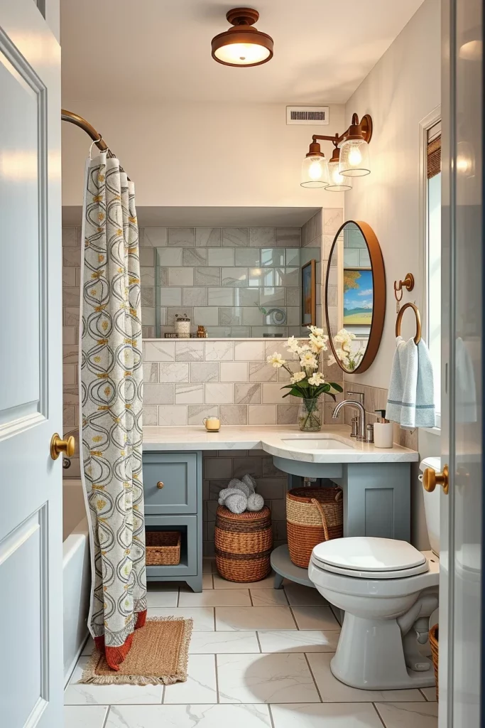 54 Small Bathroom Makeover Decorating Ideas To Transform Your Tiny Space