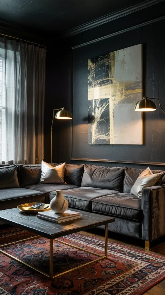 60 Dark And Moody Interiors That Bring Elegance, Drama, And Cozy Sophistication To Every Room