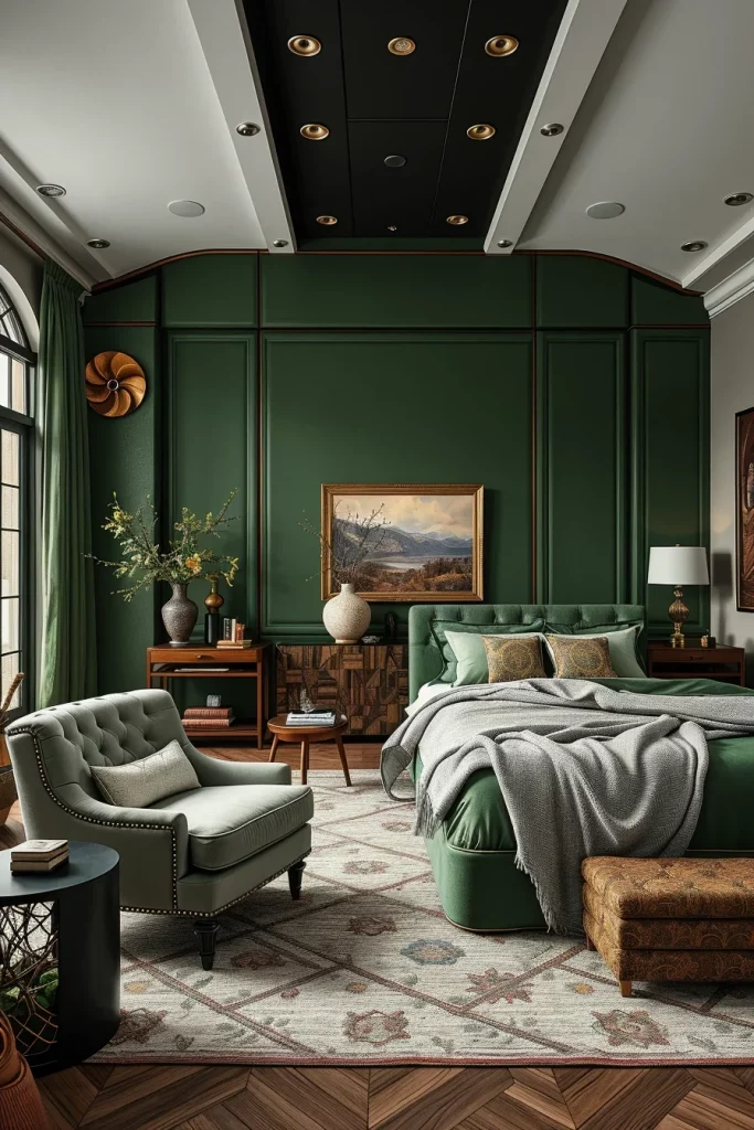 55 Modern Green Bedroom Ideas For A Stylish And Refreshing Retreat