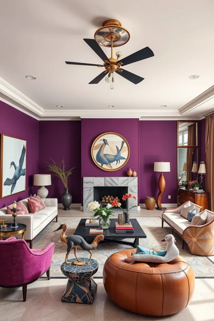 57 Plum Living Room Ideas For A Luxurious And Stylish Home