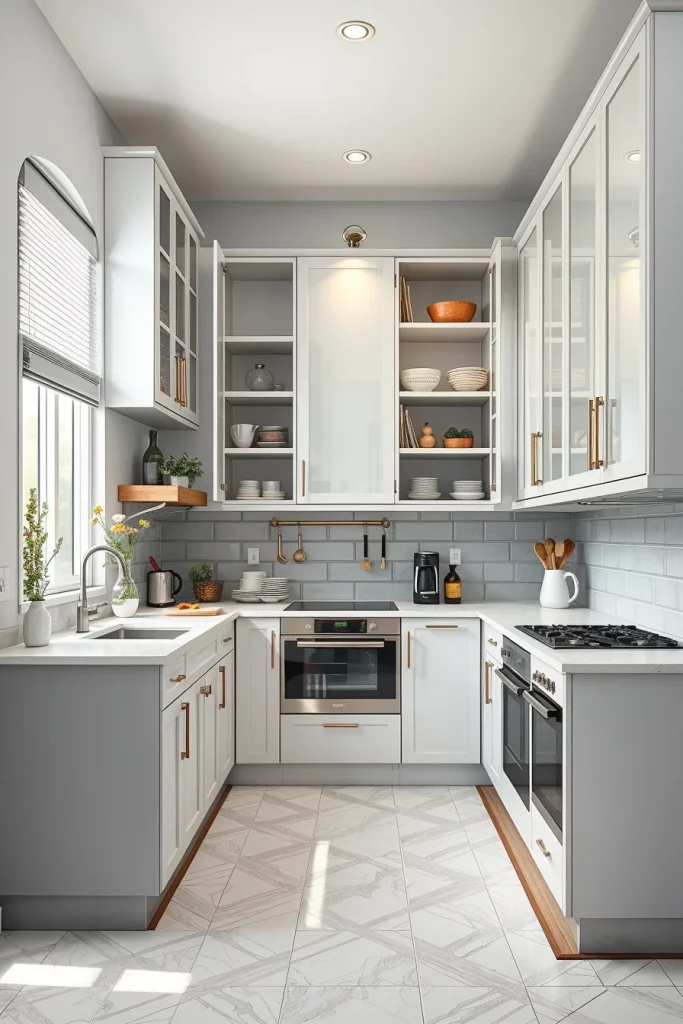 56 Gray White Kitchen Organization Ideas For A Stylish And Clutter-Free Space