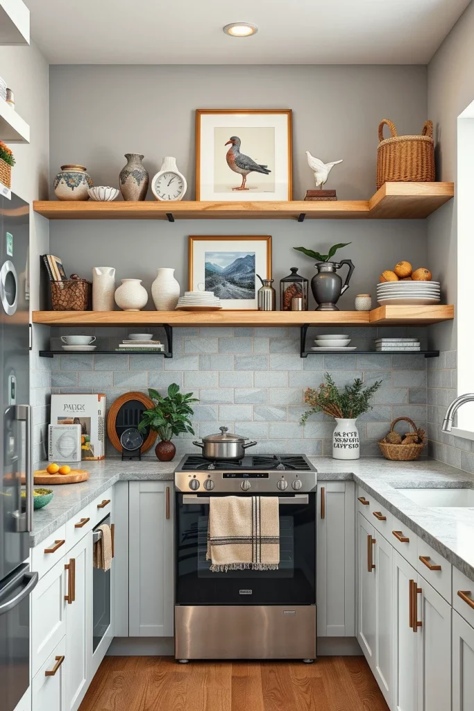 58 Open Shelving Ideas For Small Kitchens That Maximize Style And Storage