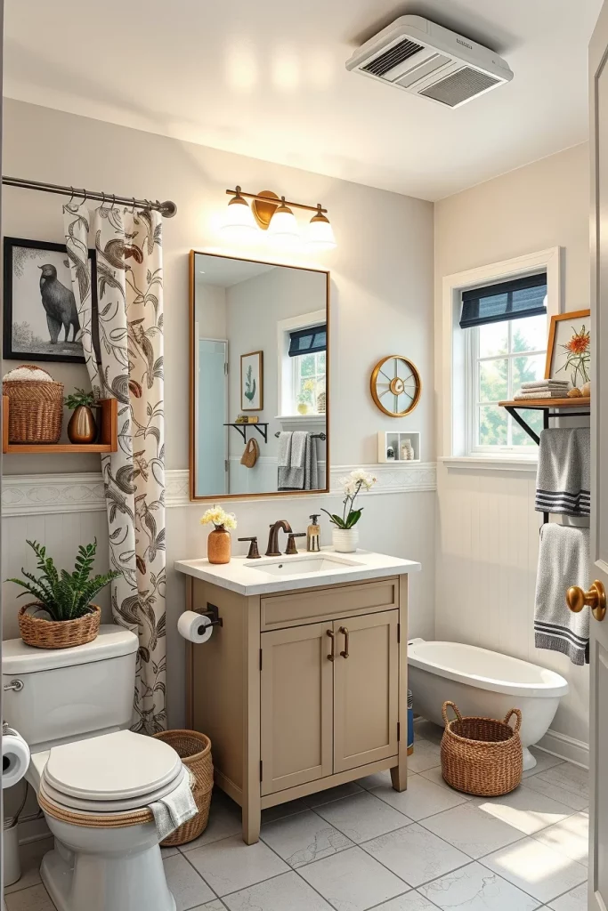 54 Small Bathroom Makeover Decorating Ideas To Transform Your Tiny Space