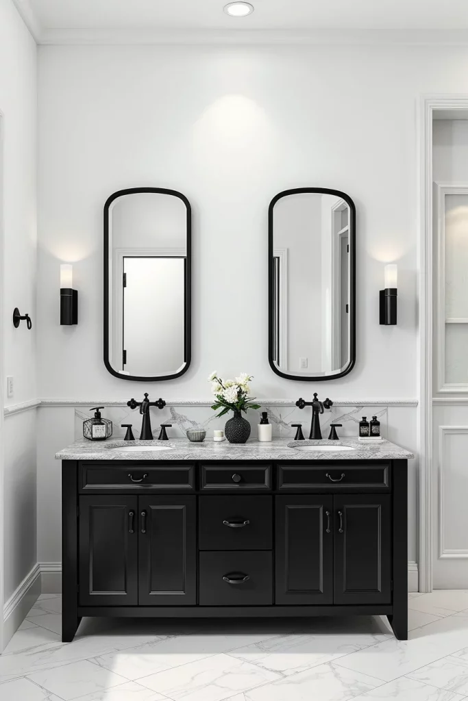 54 Black And White Bathroom Decor Ideas For A Stylish And Timeless Space