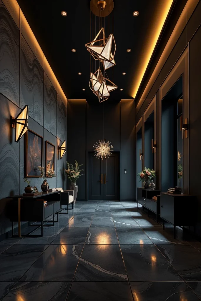 55 Modern Dark Hallway Ideas For A Stylish And Dramatic Home Entrance