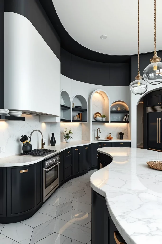 57 Black And White Kitchen Decorating Inspiration Ideas For A Stylish Modern Home