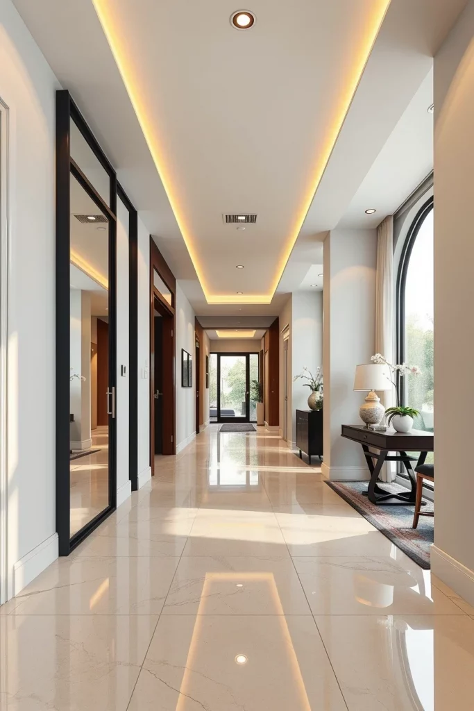 59 Modern Hallway Decor Styling Ideas To Create A Stunning Entryway