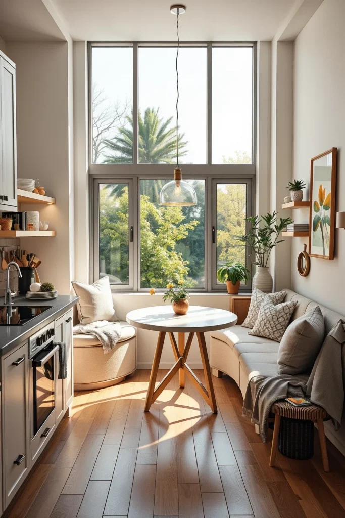 57 Curved Furniture Small Kitchen Design Ideas For A Stylish And Space-Saving Home