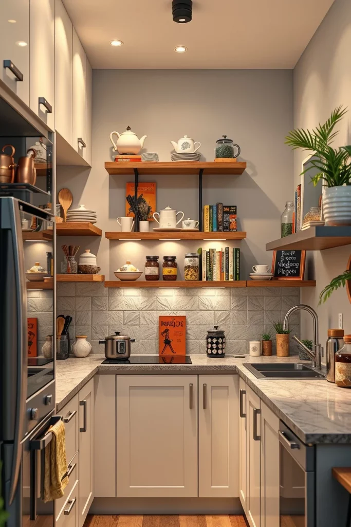58 Open Shelving Ideas For Small Kitchens That Maximize Style And Storage