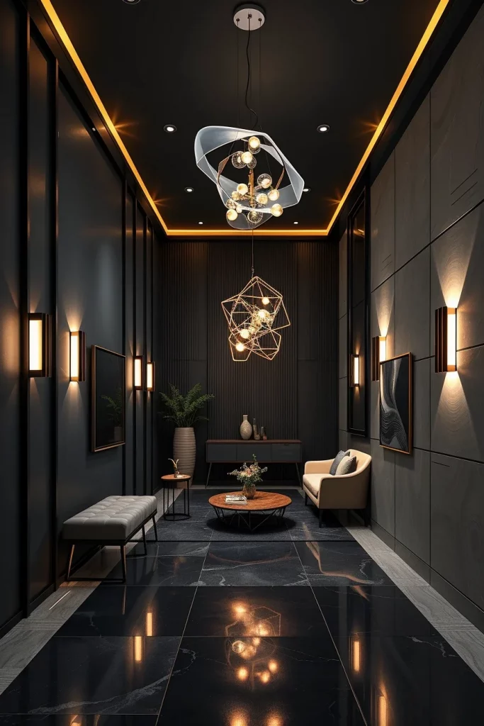 55 Modern Dark Hallway Ideas For A Stylish And Dramatic Home Entrance