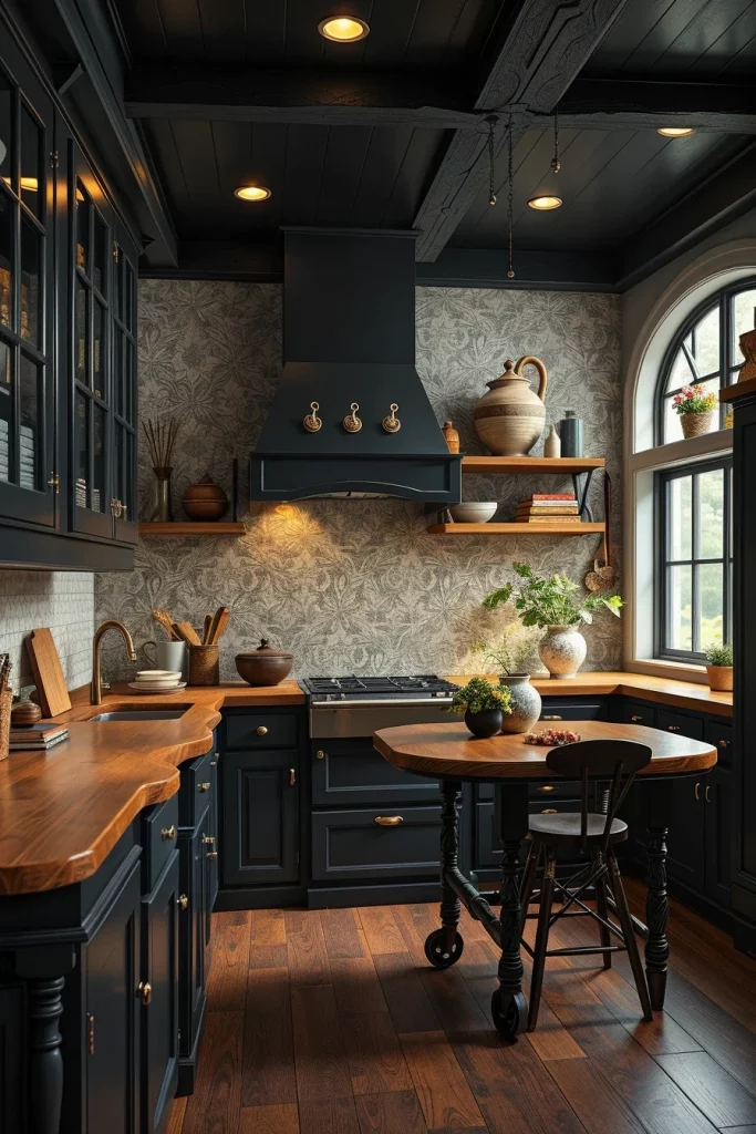 53 Dark Cottagecore Kitchen Ideas For A Cozy And Moody Home