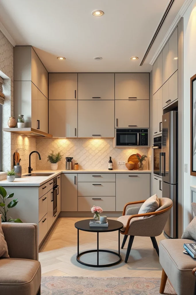 58 Small Kitchen Color Schemes Modern Style For Elegant And Functional Spaces