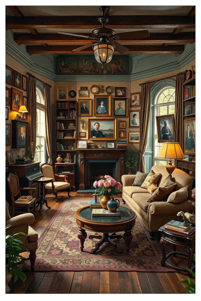 57 Vintage Living Room Decor Ideas For A Timeless And Cozy Home