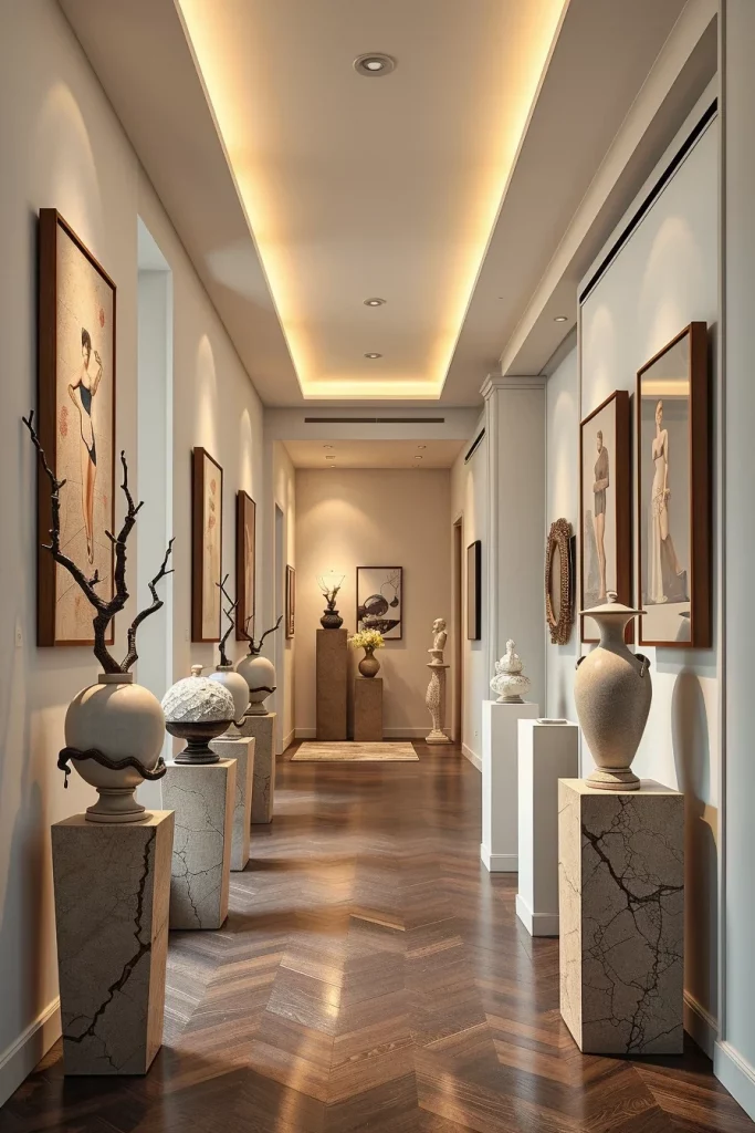 57 Modern Narrow Hallway Decorating Ideas To Transform Small Spaces