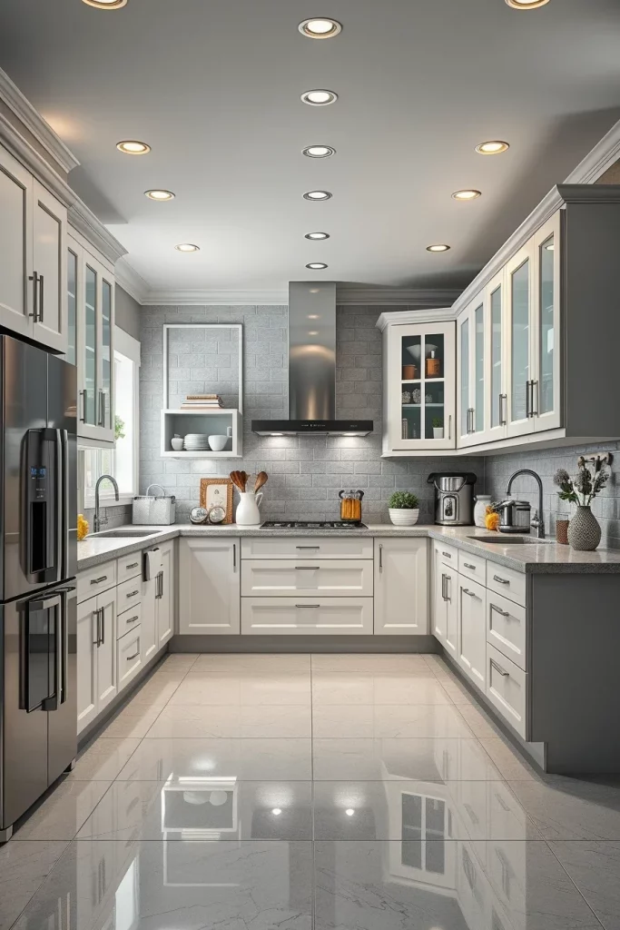 56 Gray White Kitchen Organization Ideas For A Stylish And Clutter-Free Space