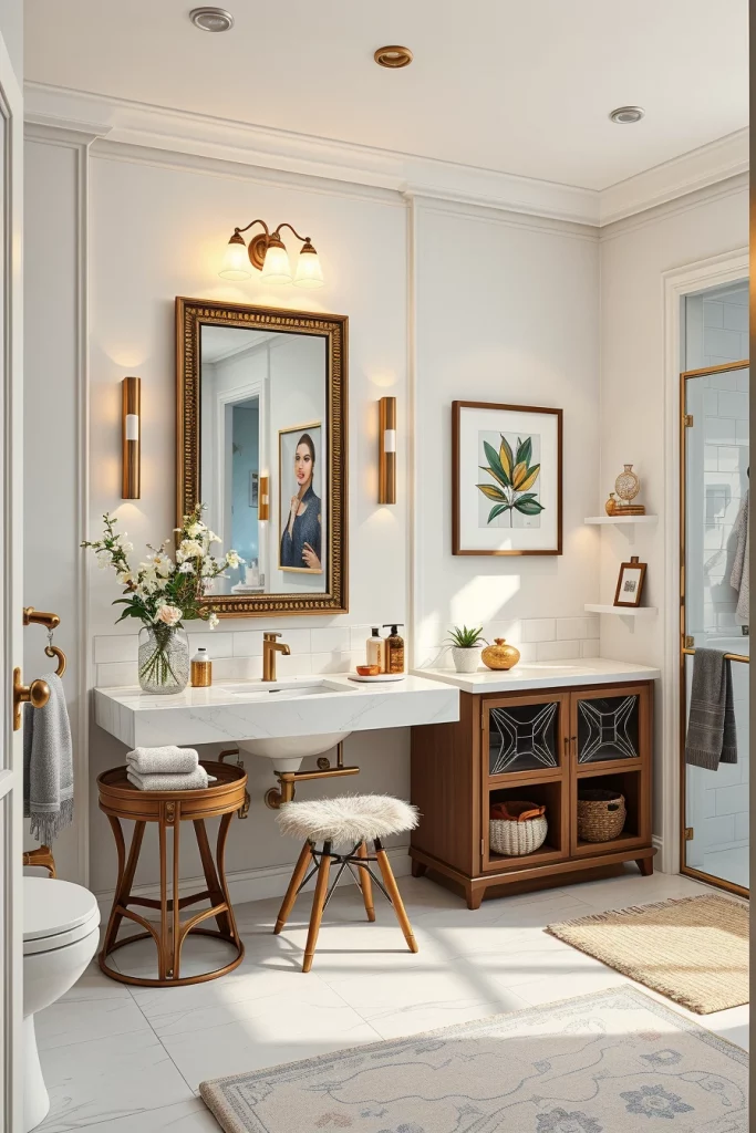 58 White Bathroom Decor Styling Ideas For A Timeless And Elegant Space