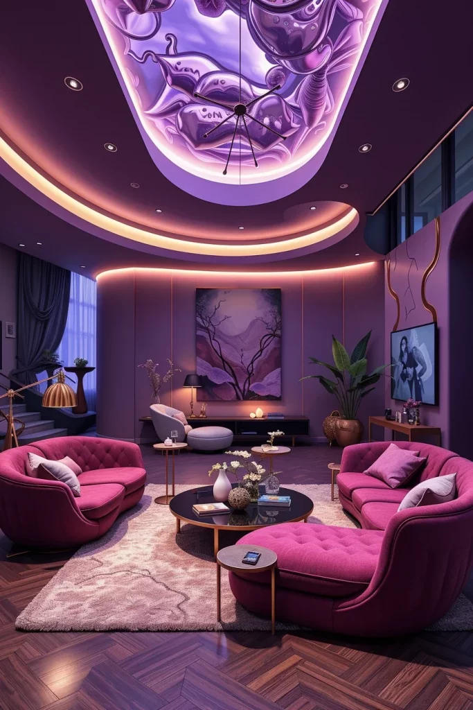 57 Plum Living Room Ideas For A Luxurious And Stylish Home