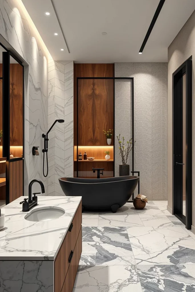 54 Black And White Bathroom Decor Ideas For A Stylish And Timeless Space