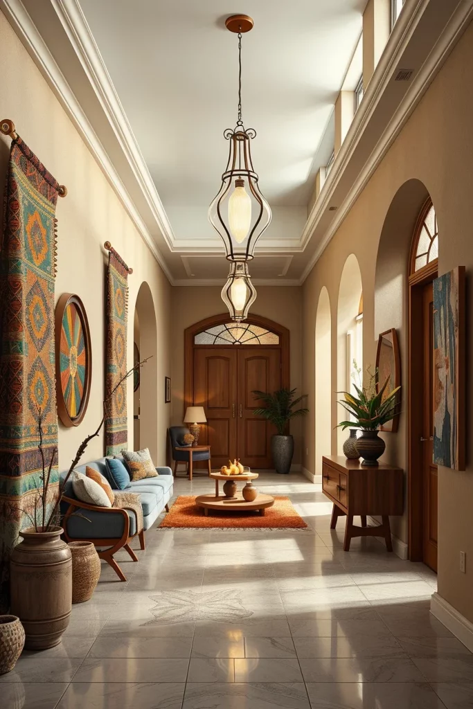 60 Afrohemian Hallway Decor Ideas To Create A Stylish And Cultural Entryway