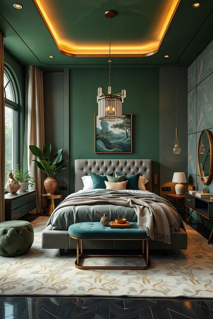 55 Modern Green Bedroom Ideas For A Stylish And Refreshing Retreat