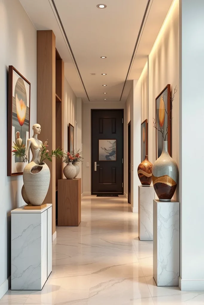 57 Modern Narrow Hallway Decorating Ideas To Transform Small Spaces