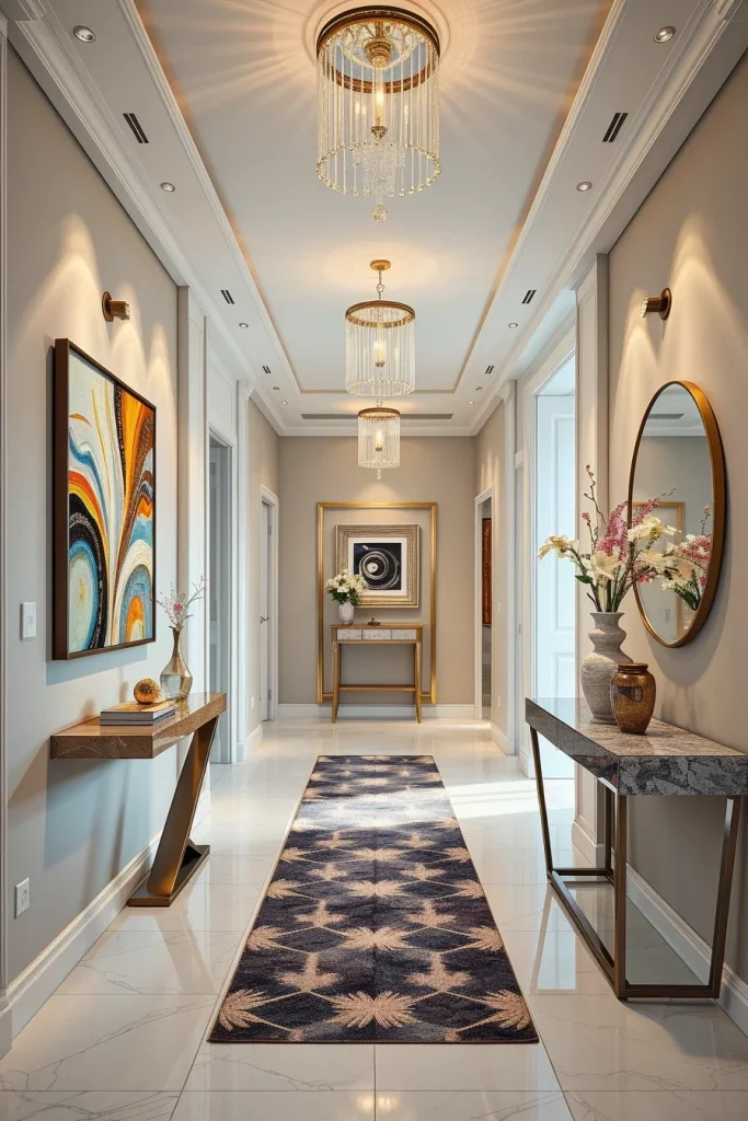 59 Modern Hallway Decor Styling Ideas To Create A Stunning Entryway
