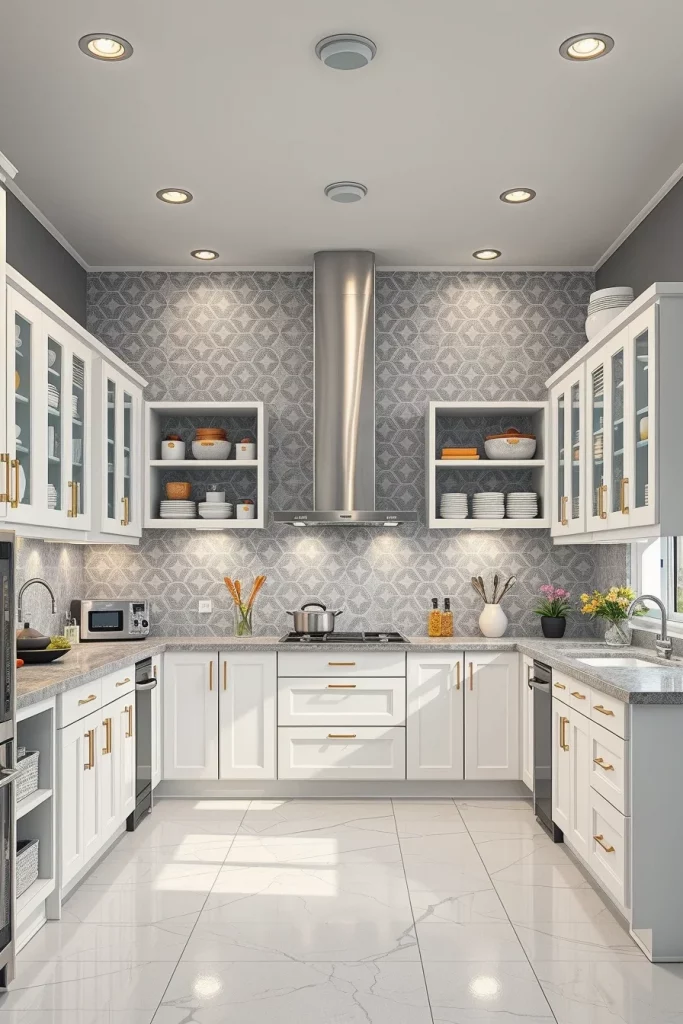 56 Gray White Kitchen Organization Ideas For A Stylish And Clutter-Free Space