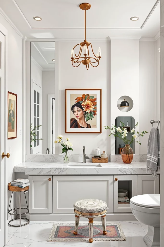 58 White Bathroom Decor Styling Ideas For A Timeless And Elegant Space