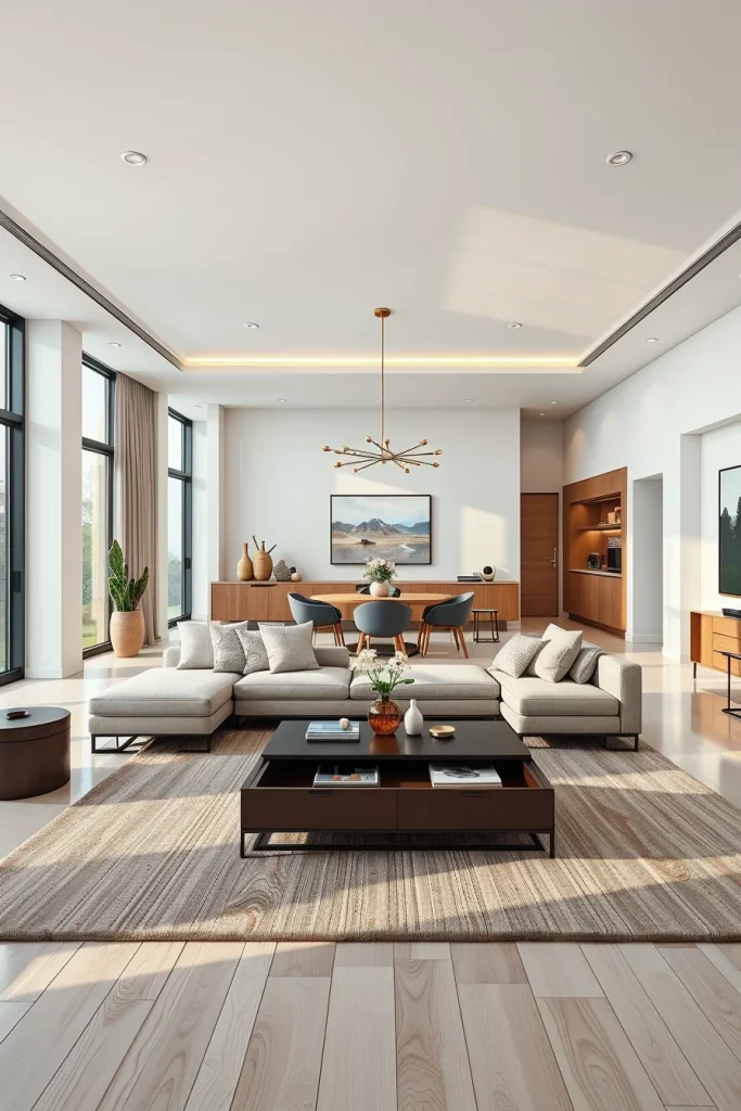 55 Open Concept Living Room Design Ideas For Stylish And Modern Homes
