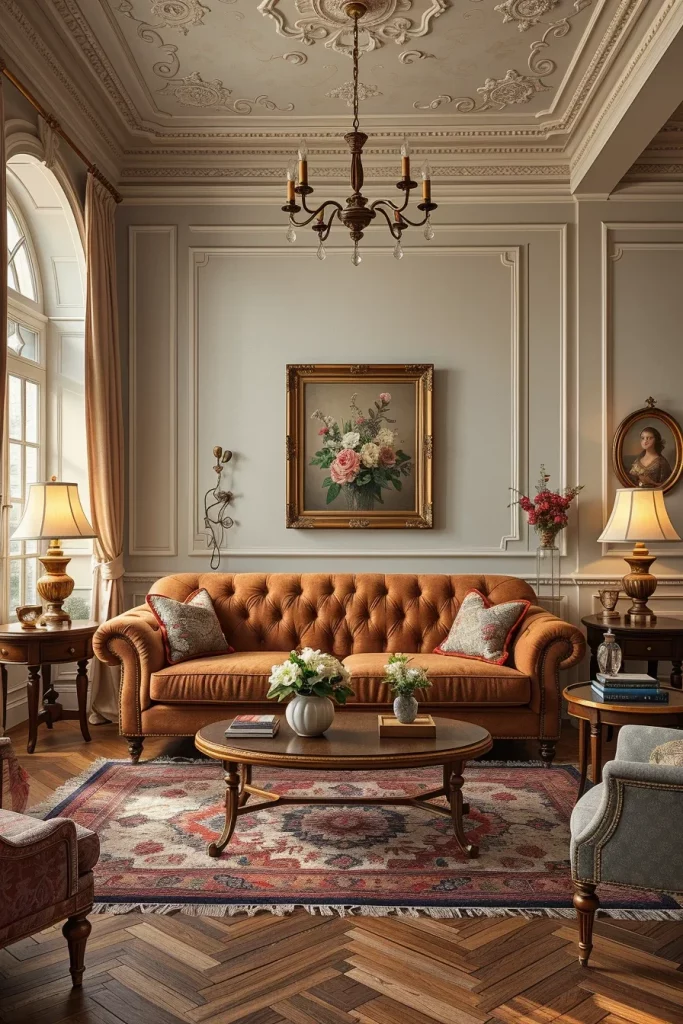 57 Vintage Living Room Decor Ideas For A Timeless And Cozy Home