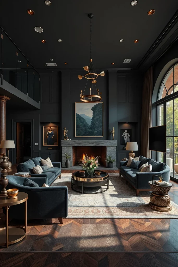 60 Dark And Moody Interiors That Bring Elegance, Drama, And Cozy Sophistication To Every Room