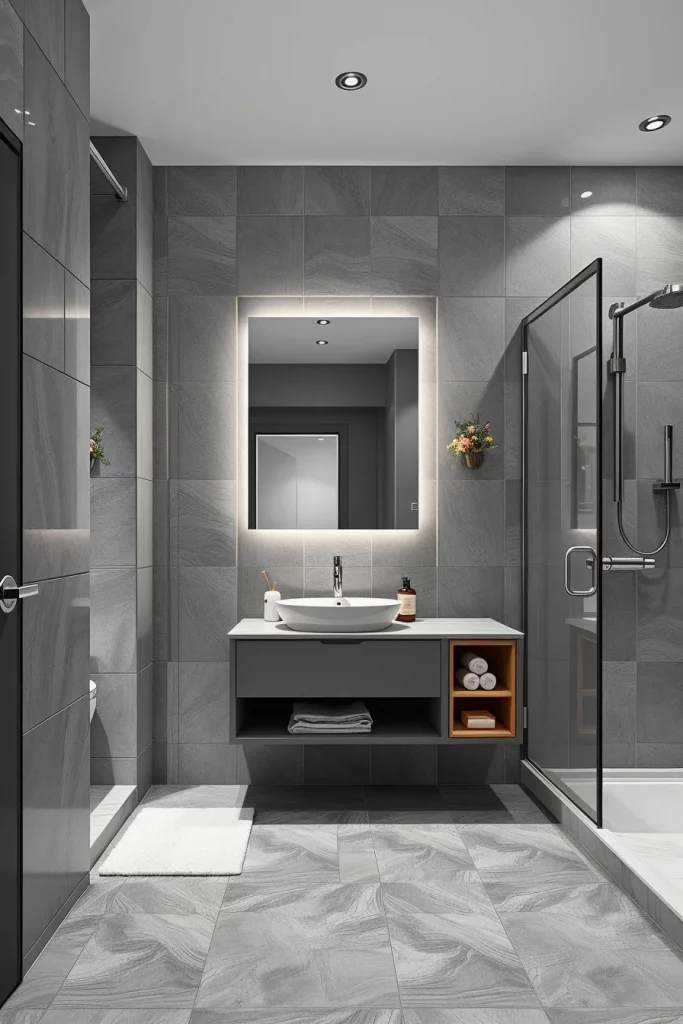 58 Modern Gray Bathroom Interior Trends That Redefine Contemporary Luxury