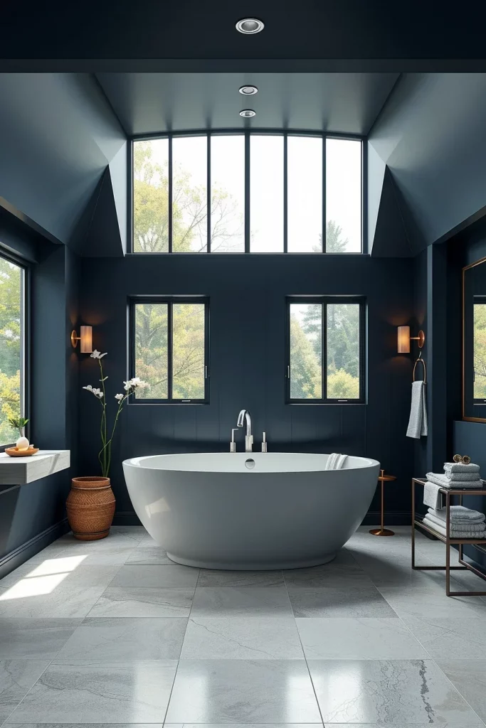 57 Navy Blue Bathroom Decor Ideas For A Stylish And Luxurious Space